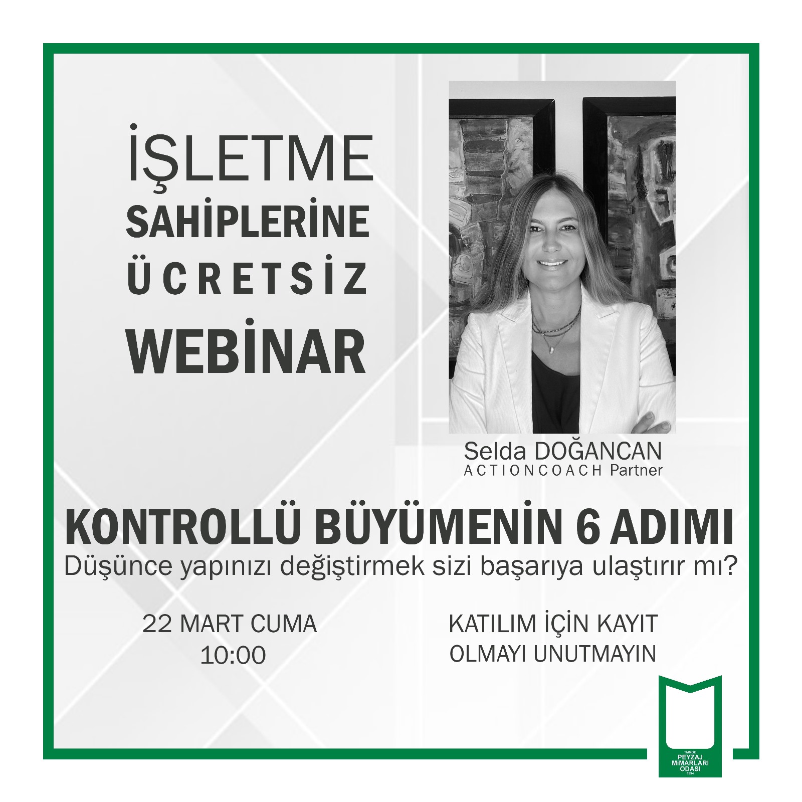 DÜŞÜNCE YAPINIZI DEĞİŞTİRMEK SİZİ BAŞARIYA ULAŞTIRIR MI? WEBİNARI...