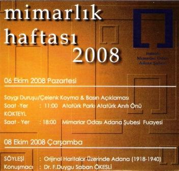 MİMARLIK HAFTASI 2008