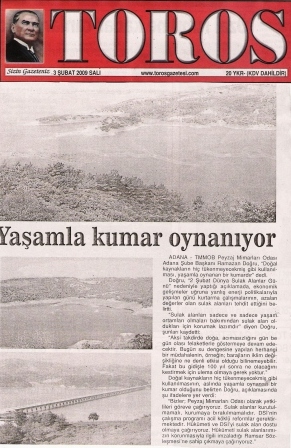 ADANA BASININDA 2 ŞUBAT DÜNYA SULAK ALANLAR GÜNÜ