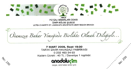 BAHAR YEMEĞİ - 07 MART 2009