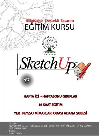 AUTOCAD VE SKETCH_UP KURSU