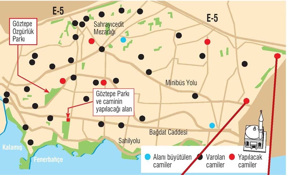 İSTANBUL’DA BÜYÜKŞEHİR BELEDİYE MECLİSİ’NİN GÖZTEPE PARKI’NA CAMİ YAPILMASI YÖNÜNDEKİ KARARINA İPTAL!
