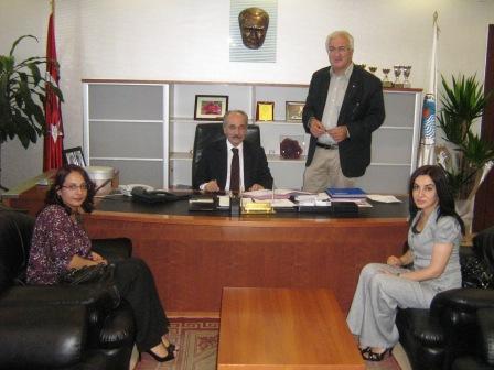 MERSİN YENİŞEHİR BELEDİYE BAŞKANI MAKAMINDA ZİYARET EDİLDİ