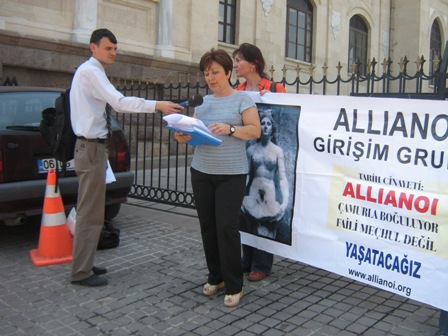 BASIN AÇIKLAMASI:DÜNYA MİRASI ALLİONİ İÇİN 6 BİN İMZA KÜLTÜR BAKANLIĞI'NA TESLİM EDİLDİ.