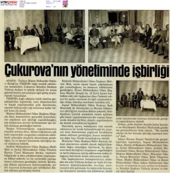 ÇUKUROVA BELEDİYE BAŞKANI İLE ADANA İKK BİLEŞENLERİ TOPLANTI YAPTI