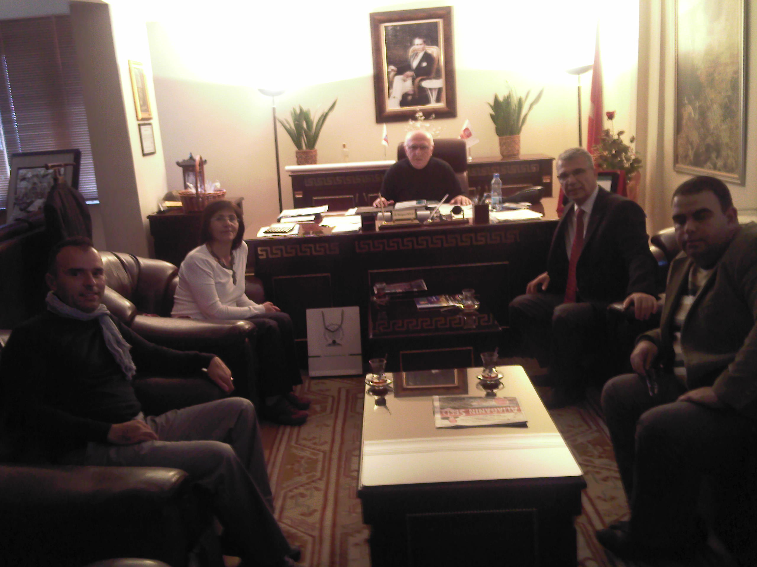 ALİAĞA BELEDİYE BAŞKANI İLE YÖNETİM KURULUMUZ BİRARAYA GELDİ 