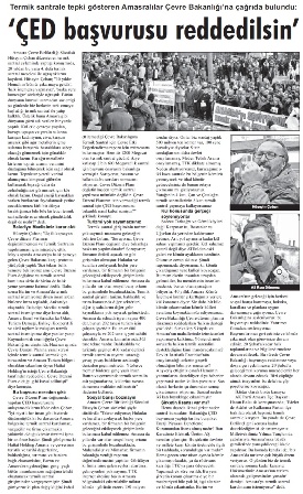 AMASRA'DA TERMİK SANTRAL'E HAYIR!!!