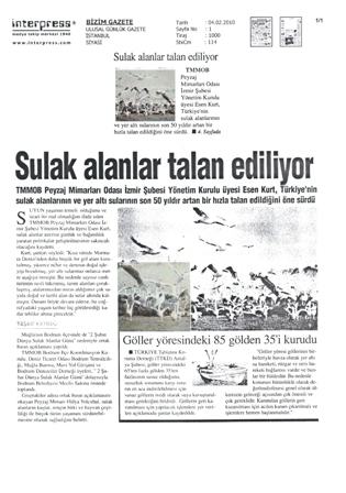 SULAK ALANLAR TALAN EDİLİYOR