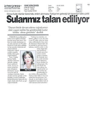 SULARIMIZ TALAN EDİLİYOR