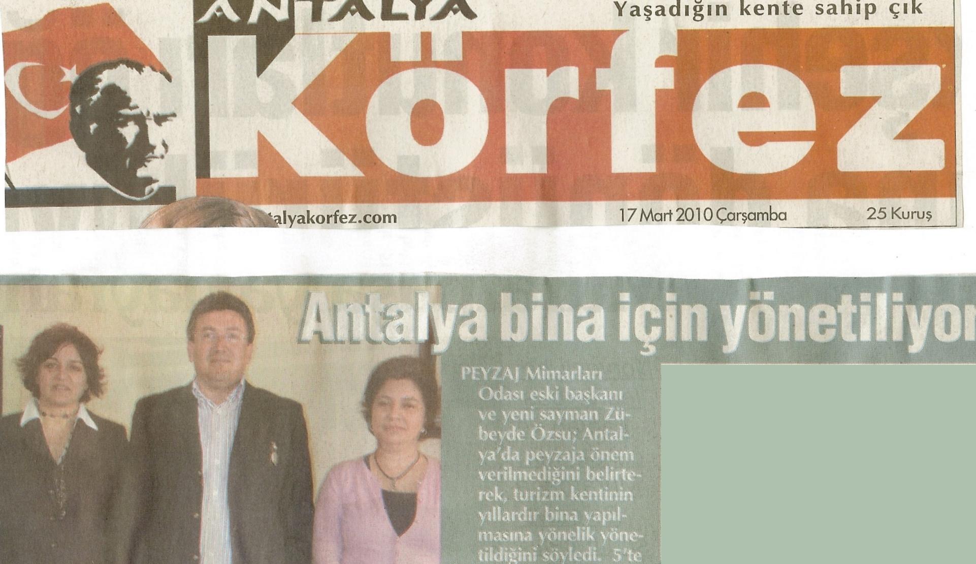 9.DÖNEM GENEL KURUL DEKLERASYONUMUZ ANTALYA BASIN'INDA.