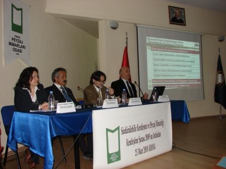 SÜRDÜRÜLEBİLİR KENTLEŞME VE PEYZAJ MİMARLIĞI "KENTLEŞME ŞURASI 2009' UN ARDINDAN..." PANELİ YAPILDI...