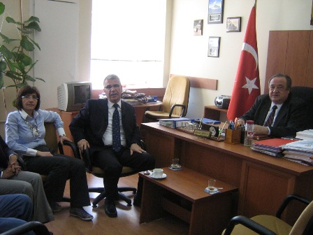 İZMİR VALİ YARDIMCISINI MAKAMINDA ZİYARET ETTİK.