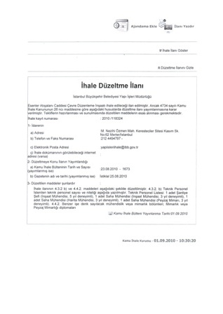 ODAMIZIN ÇALIŞMALARI BAŞARILI BİR ŞEKİLDE DEVAM EDİYOR,BİR İHALE İTİRAZIMIZ DAHA SONUÇ VERDİ