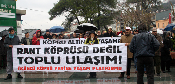 3. KÖPRÜ PLANINA KENTLİLİK HAKKI DİLEKÇESİ İLE MÜDAHİLİZ!