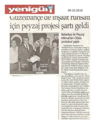 GÜZELBAHÇE BELEDİYESİ İLE YAPILAN PROTOKOL HABERLERİ