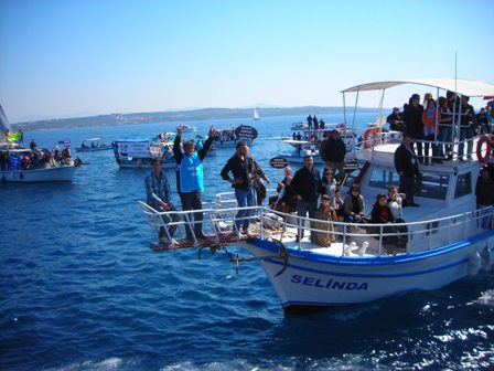 ORKİNOS BALIK SEMİRTME ÇİFTLİĞİ`NE HAYIR