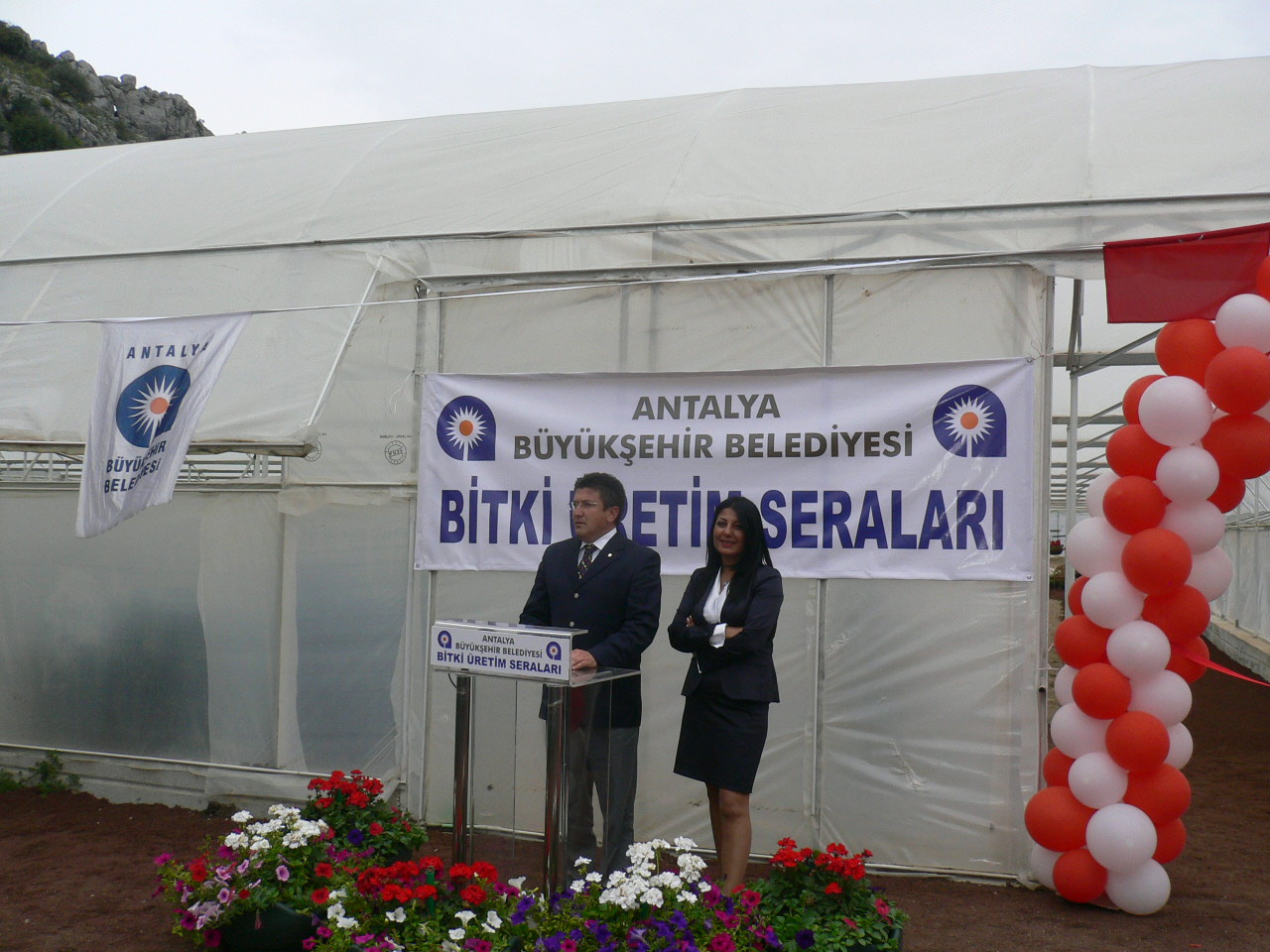 ANTALYA BÜYÜKŞEHİR BELEDİYESİ BİTKİSEL ÜRETİM TESİSLERİ AÇILDI
