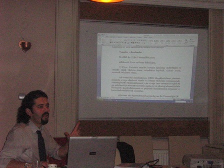 PERŞEMBE SOHBETLERİNDE ÇED YÖNETMELİKLERİ BAŞLIKLI SEMİNER GERÇEKLEŞTİRİLDİ