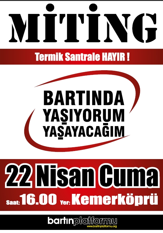 BARTIN TERMİK SANTRAL MÜCADELESİ DEVAM EDİYOR