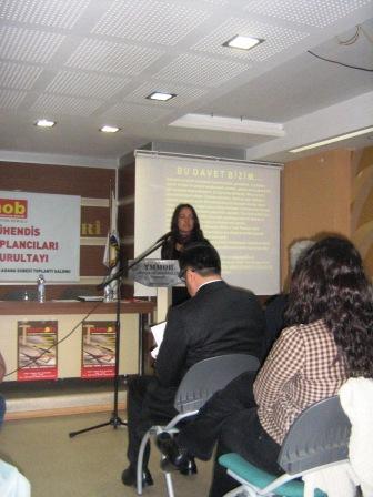 ÜCRETLİ MÜHENDİS, MİMAR, ŞEHİR PLANCILARI VE İŞSİZLİK KURULTAYI ADANA YEREL KURULTAYI DÜZENLENDİ