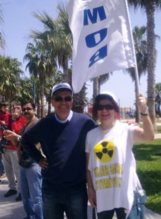 PMO MERSİN İL TEMSİLCİLİĞİ NÜKLEERE KARŞI İNSAN ZİNCİRİNDE