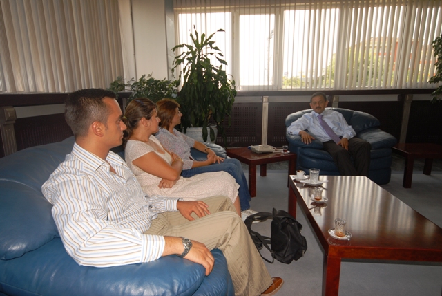 KAYSERİ BÜYÜKŞEHİR BELEDİYE BAŞKANI' NA MAKAMINDA ZİYARET