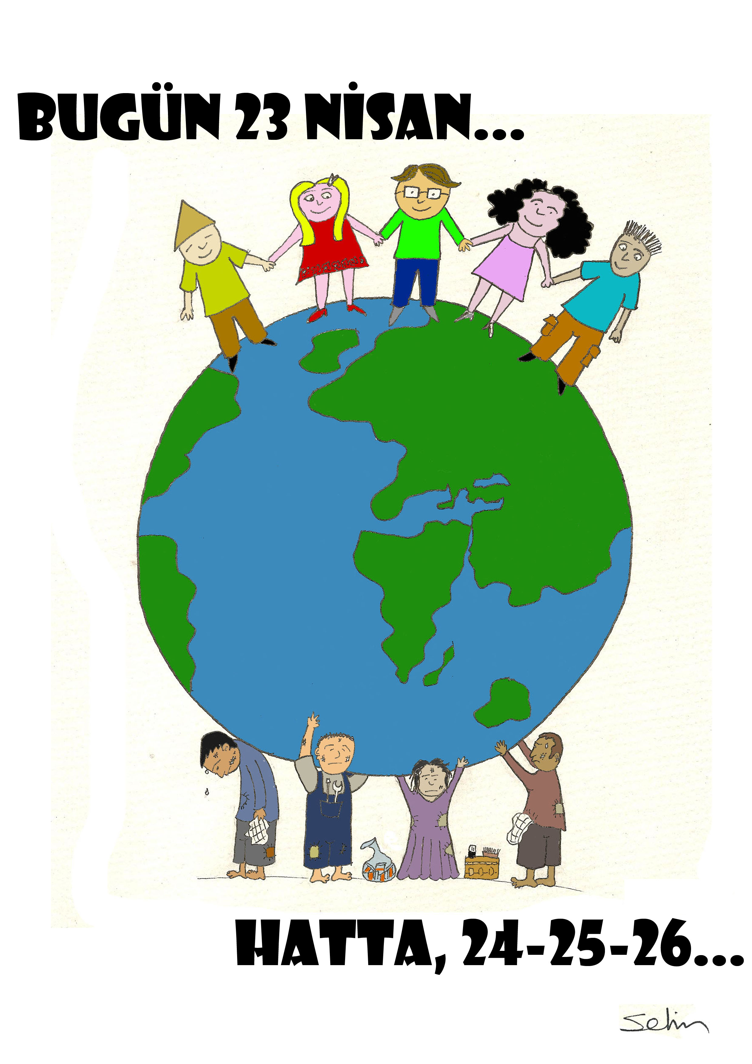 ÇİZGİ-YORUM - 23 NİSAN