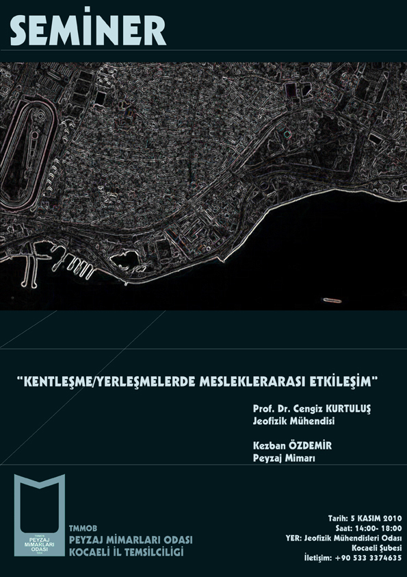 SEMİNER: KENTLEŞME VE YERLEŞMELERDE MESLEKLER ARASI ETKİLEŞİM