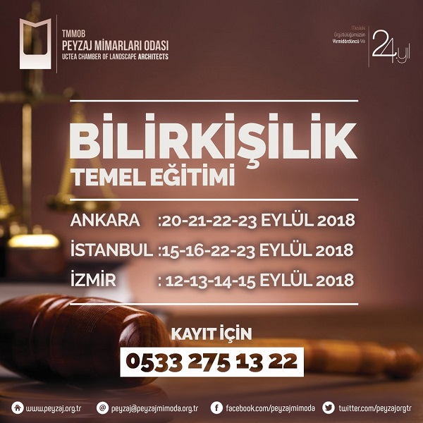 BİLİRKİŞİLİK TEMEL EĞİTİMİ EYLÜL AYI PROGRAMI AÇIKLANDI