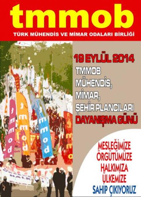 19 EYLÜL MÜHENDİS, MİMAR, ŞEHİR PLANCILAR DAYANIŞMA GÜNÜ 