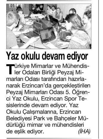 ANAYURT - YAZ OKULU DEVAM EDİYOR.13.09.2011 