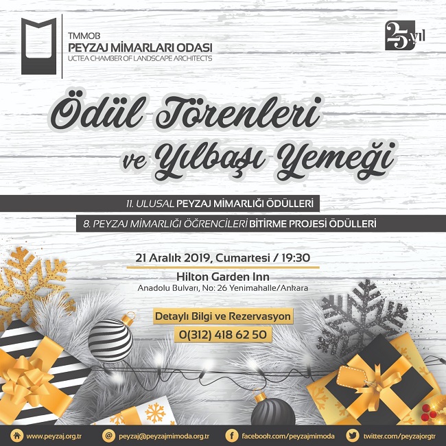 ÖDÜL TÖRENLERİ VE YILBAŞI YEMEĞİ 2019