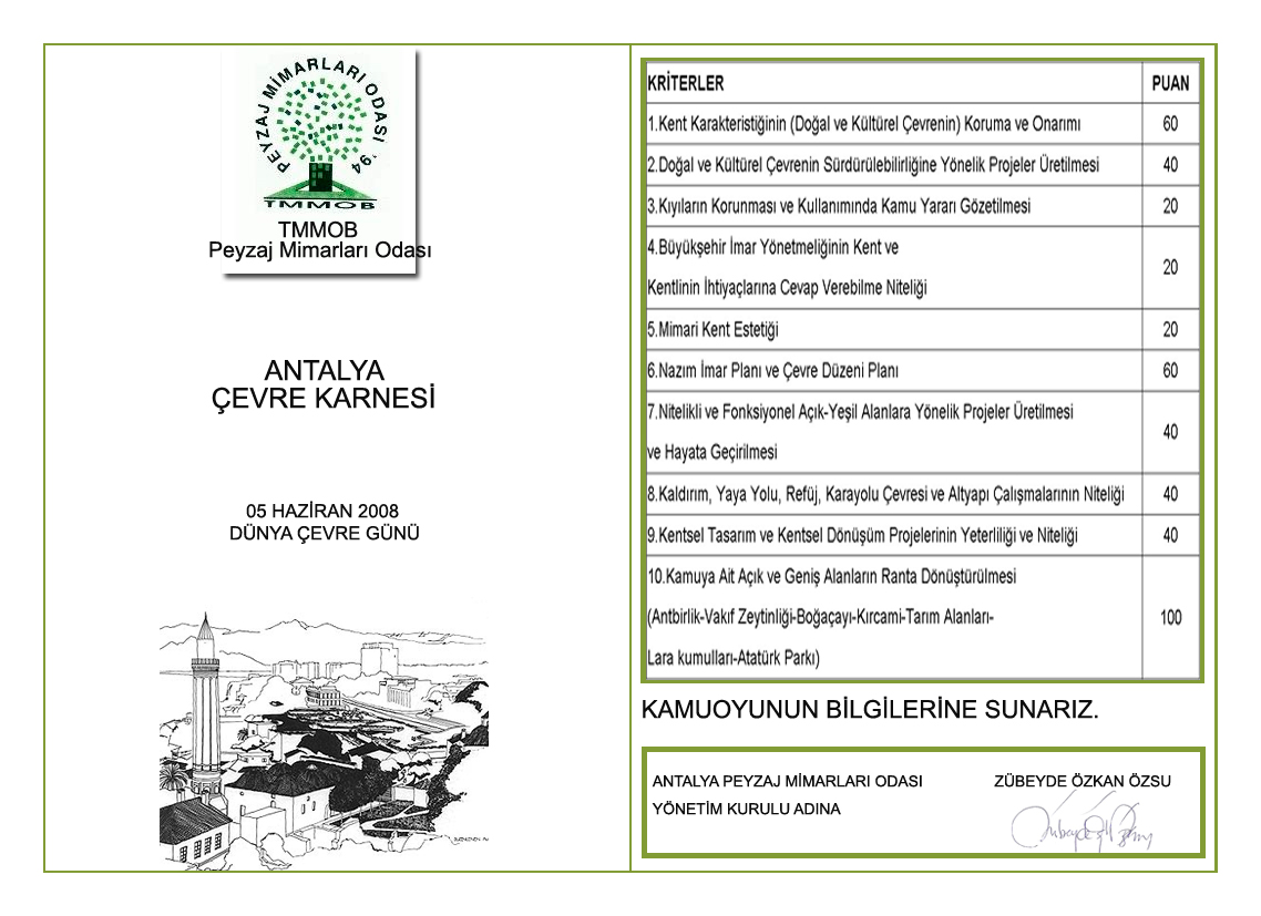 5 HAZİRAN DÜNYA ÇEVRE GÜNÜ BASIN AÇIKLAMASI