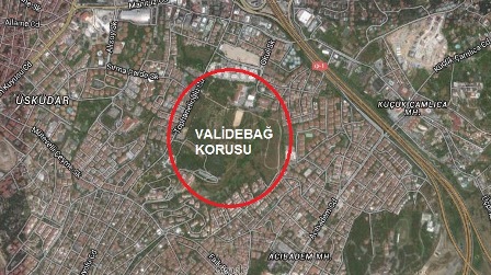 VALİDEBAĞ KORUSU’NDA ÇILGIN PROJELERE HAYIR 