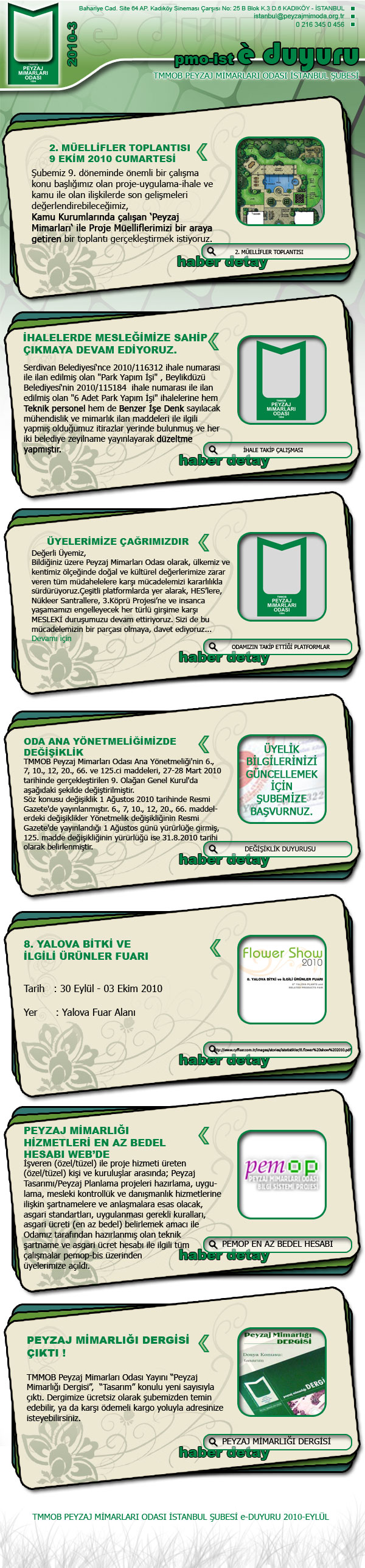 ÜYELERİMİZE ÇAĞRI!