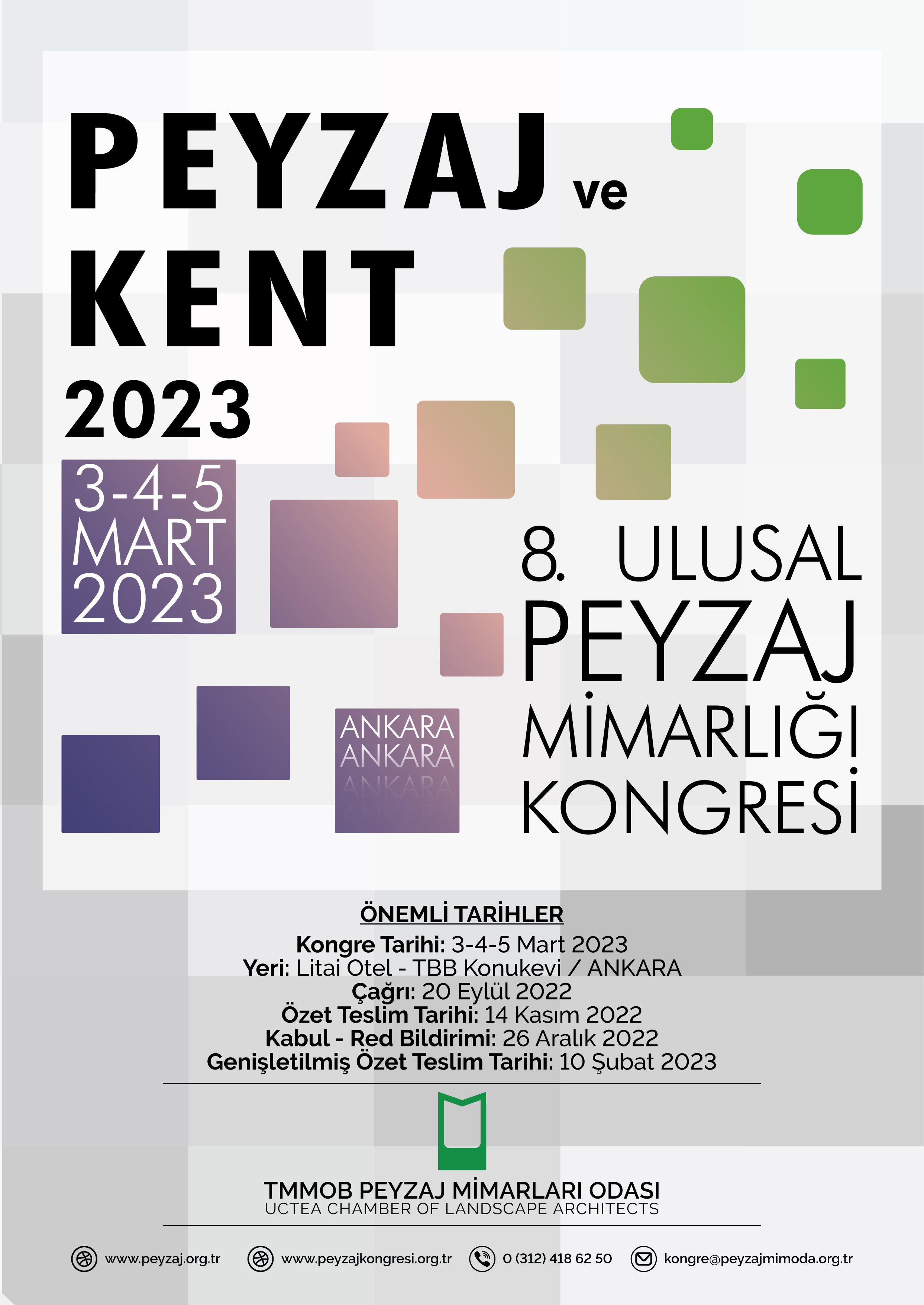 8. PEYZAJ MİMARLIĞI KONGRESİ | PEYZAJ VE KENT