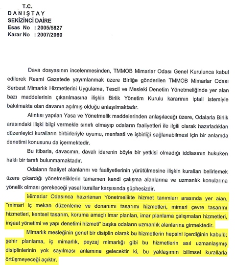 MESLEK ALANLARIMIZIN İHLALİNE KARŞI YARGI SON NOKTAYI KOYDU