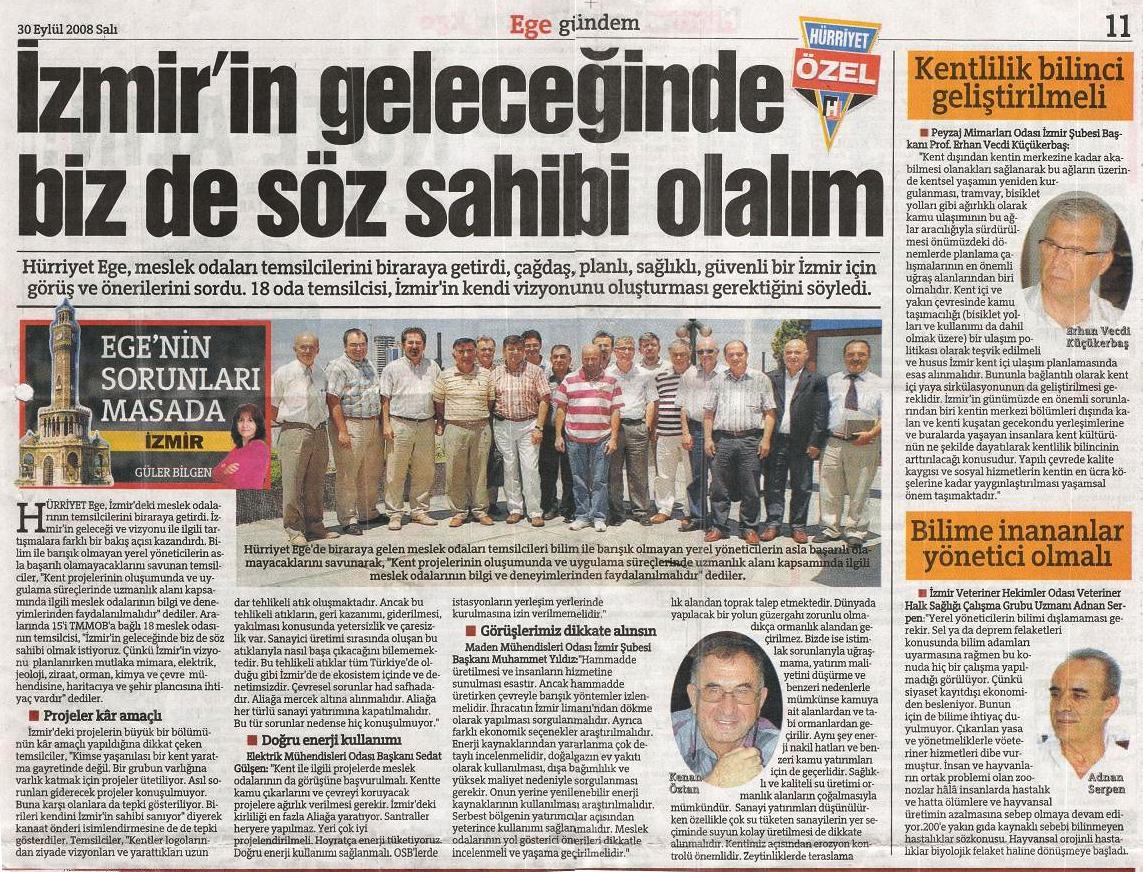 HÜRRİYET EGE "İZMİR'İN GELECEĞİNDE BİZDE SÖZ SAHİBİ OLALIM"