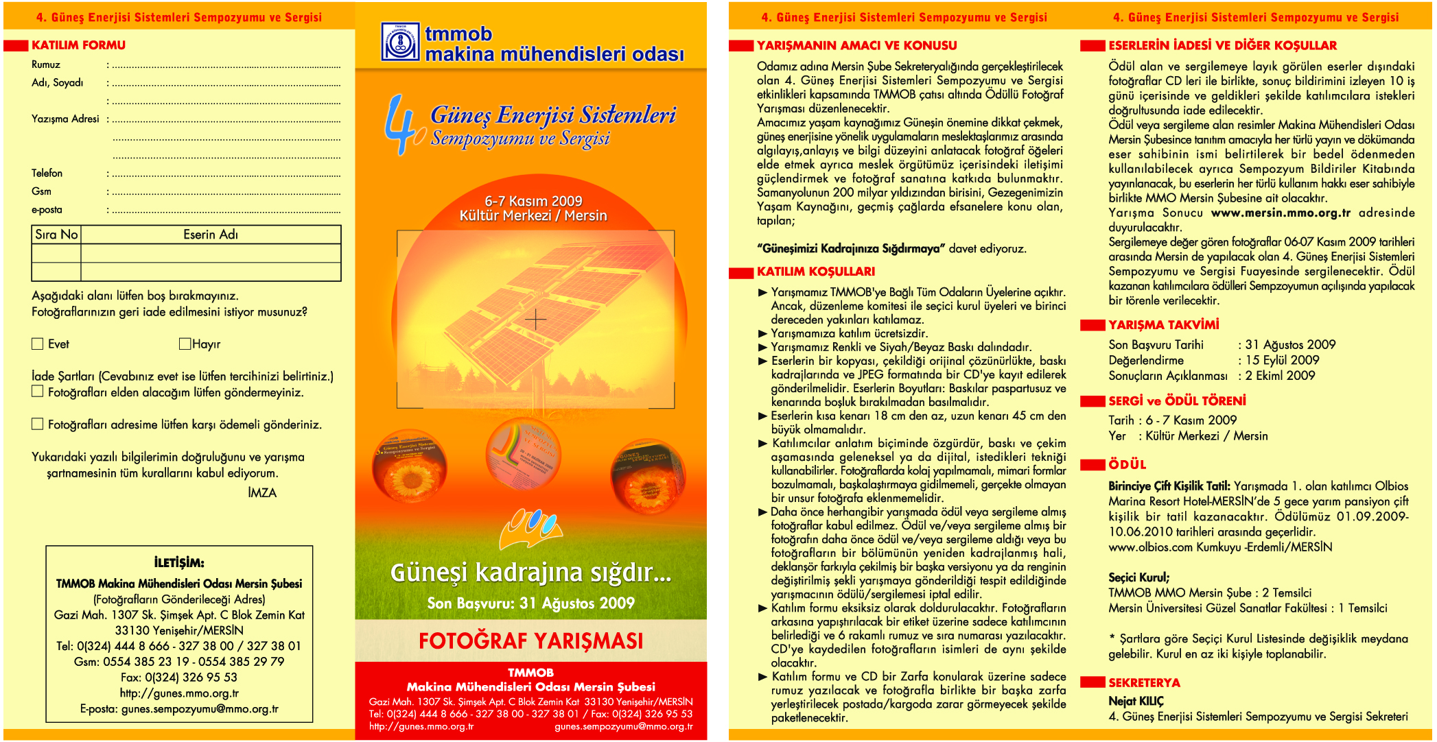 FOTOĞRAF YARIŞMASI "GÜNEŞİ KADRAJINA SIĞDIR"